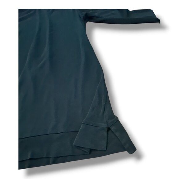 J.Jill Perfect Pima Long Sleeve Tunic Black Tall Casual Boat Neck Women’s Sz MT - Picture 8 of 10